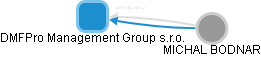 DMFPro Management Group s.r.o. - náhled vizuálního zobrazení vztahů obchodního rejstříku