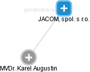 JACOM, spol. s r.o. - náhled vizuálního zobrazení vztahů obchodního rejstříku