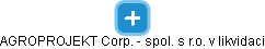 AGROPROJEKT Corp. - spol. s r.o. v likvidaci - náhled vizuálního zobrazení vztahů obchodního rejstříku