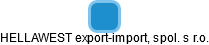HELLAWEST export-import, spol. s r.o. - náhled vizuálního zobrazení vztahů obchodního rejstříku