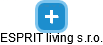 ESPRIT living s.r.o. - náhled vizuálního zobrazení vztahů obchodního rejstříku