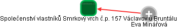 Společenství vlastníků Smrkový vrch č.p. 157 Václavov u Bruntálu - náhled vizuálního zobrazení vztahů obchodního rejstříku