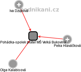Pohádka-spolek přátel MŠ Velká Bukovina - náhled vizuálního zobrazení vztahů obchodního rejstříku