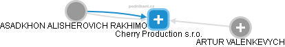 Cherry Production s.r.o. - náhled vizuálního zobrazení vztahů obchodního rejstříku
