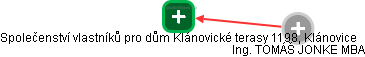 Společenství vlastníků pro dům Klánovické terasy 1198, Klánovice - náhled vizuálního zobrazení vztahů obchodního rejstříku