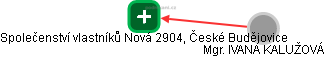 Společenství vlastníků Nová 2904, České Budějovice - náhled vizuálního zobrazení vztahů obchodního rejstříku