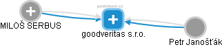 goodveritas s.r.o. - náhled vizuálního zobrazení vztahů obchodního rejstříku
