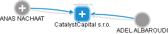 CatalystCapital s.r.o. - náhled vizuálního zobrazení vztahů obchodního rejstříku