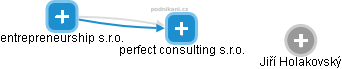 perfect consulting s.r.o. - náhled vizuálního zobrazení vztahů obchodního rejstříku