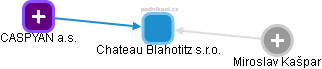 Chateau Blahotitz s.r.o. - náhled vizuálního zobrazení vztahů obchodního rejstříku