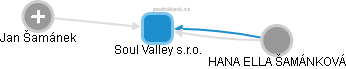 Soul Valley s.r.o. - náhled vizuálního zobrazení vztahů obchodního rejstříku