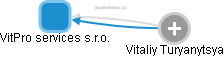 VitPro services s.r.o. - náhled vizuálního zobrazení vztahů obchodního rejstříku