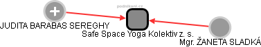 Safe Space Yoga Kolektiv z. s. - náhled vizuálního zobrazení vztahů obchodního rejstříku