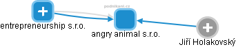 angry animal s.r.o. - náhled vizuálního zobrazení vztahů obchodního rejstříku