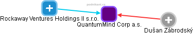QuantumMind Corp a.s. - náhled vizuálního zobrazení vztahů obchodního rejstříku