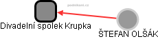 Divadelní spolek Krupka - náhled vizuálního zobrazení vztahů obchodního rejstříku