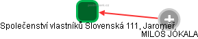 Společenství vlastníků Slovenská 111, Jaroměř - náhled vizuálního zobrazení vztahů obchodního rejstříku