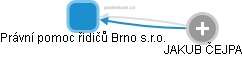 Právní pomoc řidičů Brno s.r.o. - náhled vizuálního zobrazení vztahů obchodního rejstříku