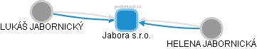 Jabora s.r.o. - náhled vizuálního zobrazení vztahů obchodního rejstříku