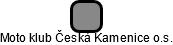 Moto klub Česká Kamenice o.s. - náhled vizuálního zobrazení vztahů obchodního rejstříku
