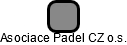 Asociace Padel CZ o.s. - náhled vizuálního zobrazení vztahů obchodního rejstříku