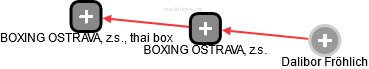 BOXING OSTRAVA, z.s. - náhled vizuálního zobrazení vztahů obchodního rejstříku