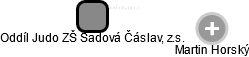 Oddíl Judo ZŠ Sadová Čáslav, z.s. - náhled vizuálního zobrazení vztahů obchodního rejstříku