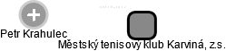 Městský tenisový klub Karviná, z.s. - náhled vizuálního zobrazení vztahů obchodního rejstříku