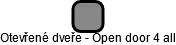 Otevřené dveře - Open door 4 all - náhled vizuálního zobrazení vztahů obchodního rejstříku