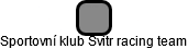 Sportovní klub Svitr racing team - náhled vizuálního zobrazení vztahů obchodního rejstříku