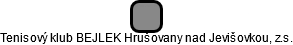 Tenisový klub BEJLEK Hrušovany nad Jevišovkou, z.s. - náhled vizuálního zobrazení vztahů obchodního rejstříku