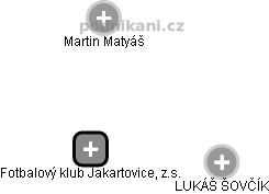 Fotbalový klub Jakartovice, z.s. - náhled vizuálního zobrazení vztahů obchodního rejstříku