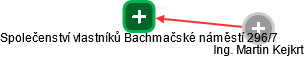 Společenství vlastníků Bachmačské náměstí 296/7 - náhled vizuálního zobrazení vztahů obchodního rejstříku