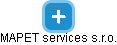 MAPET services s.r.o. - náhled vizuálního zobrazení vztahů obchodního rejstříku