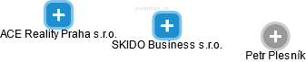 SKIDO Business s.r.o. - náhled vizuálního zobrazení vztahů obchodního rejstříku