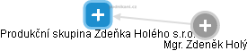 Produkční skupina Zdeňka Holého s.r.o. - náhled vizuálního zobrazení vztahů obchodního rejstříku
