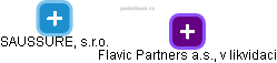 Flavic Partners a.s., v likvidaci - náhled vizuálního zobrazení vztahů obchodního rejstříku