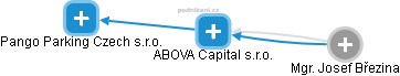 ABOVA Capital s.r.o. - náhled vizuálního zobrazení vztahů obchodního rejstříku