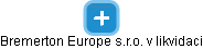 Bremerton Europe s.r.o. v likvidaci - náhled vizuálního zobrazení vztahů obchodního rejstříku