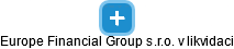 Europe Financial Group s.r.o. v likvidaci - náhled vizuálního zobrazení vztahů obchodního rejstříku