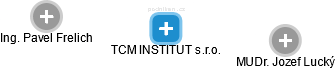 TCM INSTITUT s.r.o. - náhled vizuálního zobrazení vztahů obchodního rejstříku