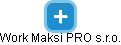 Work Maksi PRO s.r.o. - náhled vizuálního zobrazení vztahů obchodního rejstříku