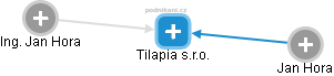Tilapia s.r.o. - náhled vizuálního zobrazení vztahů obchodního rejstříku