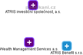 Wealth Management Services a.s. - náhled vizuálního zobrazení vztahů obchodního rejstříku