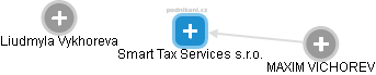 Smart Tax Services s.r.o. - náhled vizuálního zobrazení vztahů obchodního rejstříku