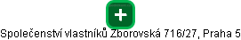 Společenství vlastníků Zborovská 716/27, Praha 5 - náhled vizuálního zobrazení vztahů obchodního rejstříku