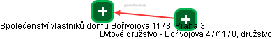Společenství vlastníků domu Bořivojova 1178, Praha 3 - náhled vizuálního zobrazení vztahů obchodního rejstříku