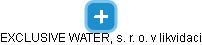 EXCLUSIVE WATER, s. r. o. v likvidaci - náhled vizuálního zobrazení vztahů obchodního rejstříku
