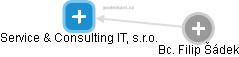 Service & Consulting IT, s.r.o. - náhled vizuálního zobrazení vztahů obchodního rejstříku