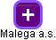 Malega a.s. - náhled vizuálního zobrazení vztahů obchodního rejstříku